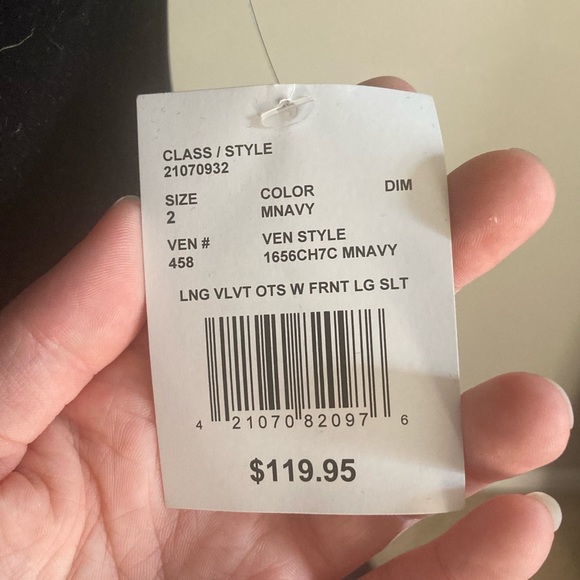 NWT Velvet Dress - Picture 3 of 3